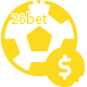 Aposte em esportes do mundo todo no 26bet!